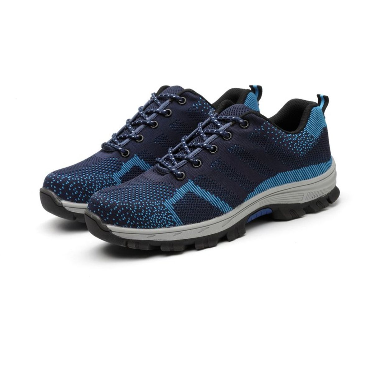 TIOZONEY - Zapatos Trabajo Zapatillas Seguridad Puntera de Acero Respirable