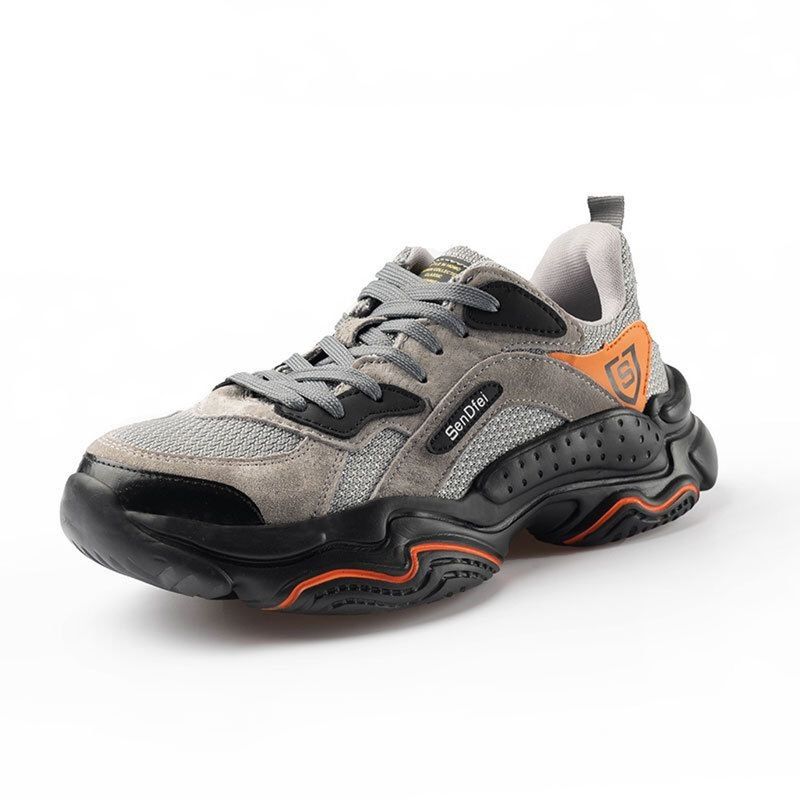 TIOZONEY - Zapatos De Trabajo De Seguridad Con Punta