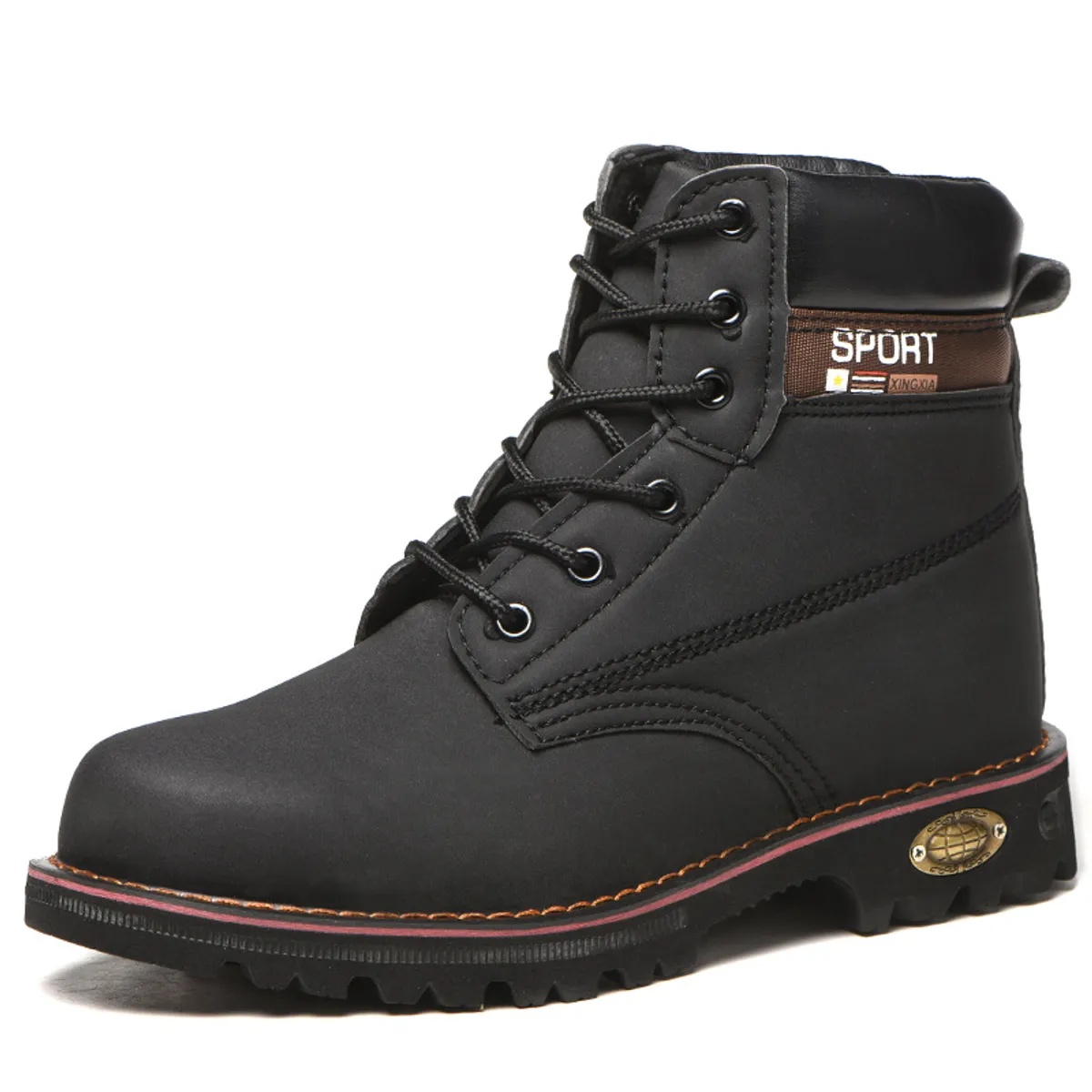 TIOZONEY - Bototo de seguridad Hombre - Negro