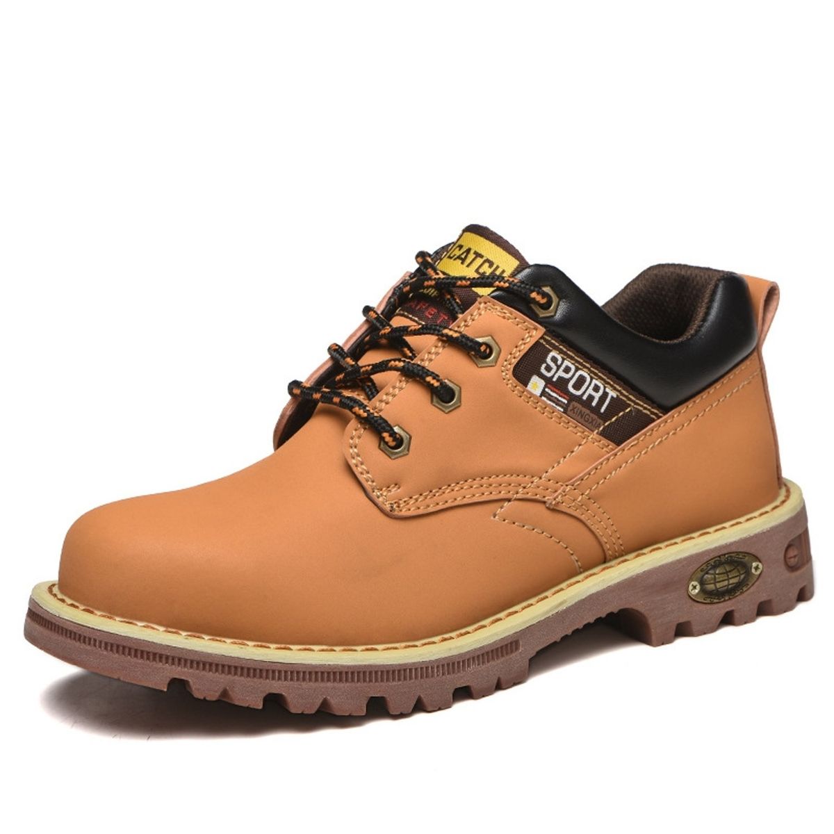 TIOZONEY - Zapatos de seguridad Hombre - Amarillo