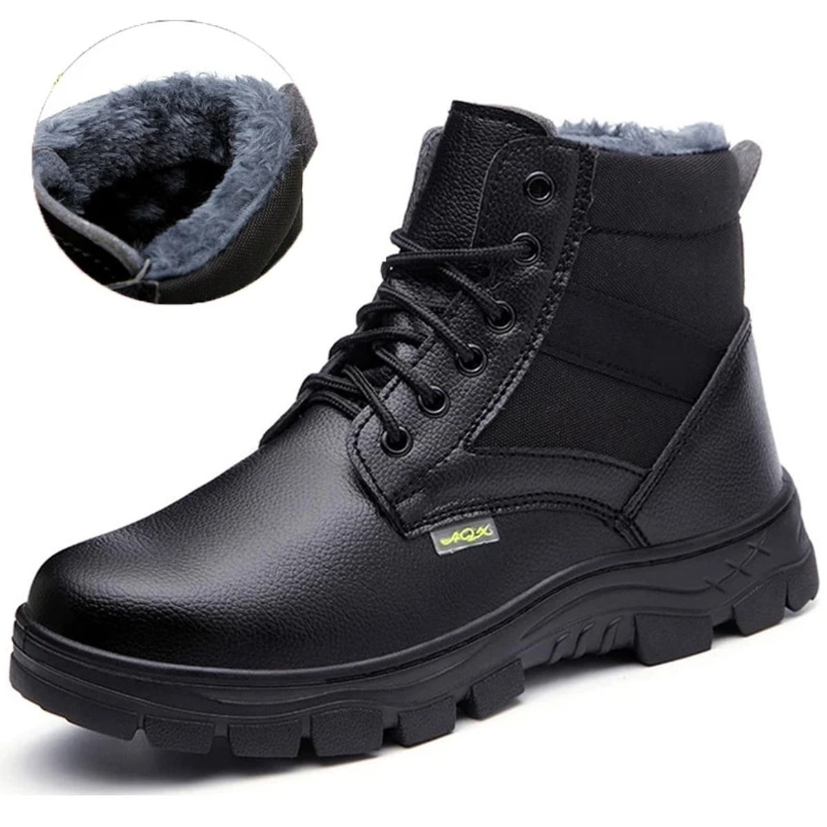 TIOZONEY - Bototos de seguridad con punta de acero Hombre - Negro