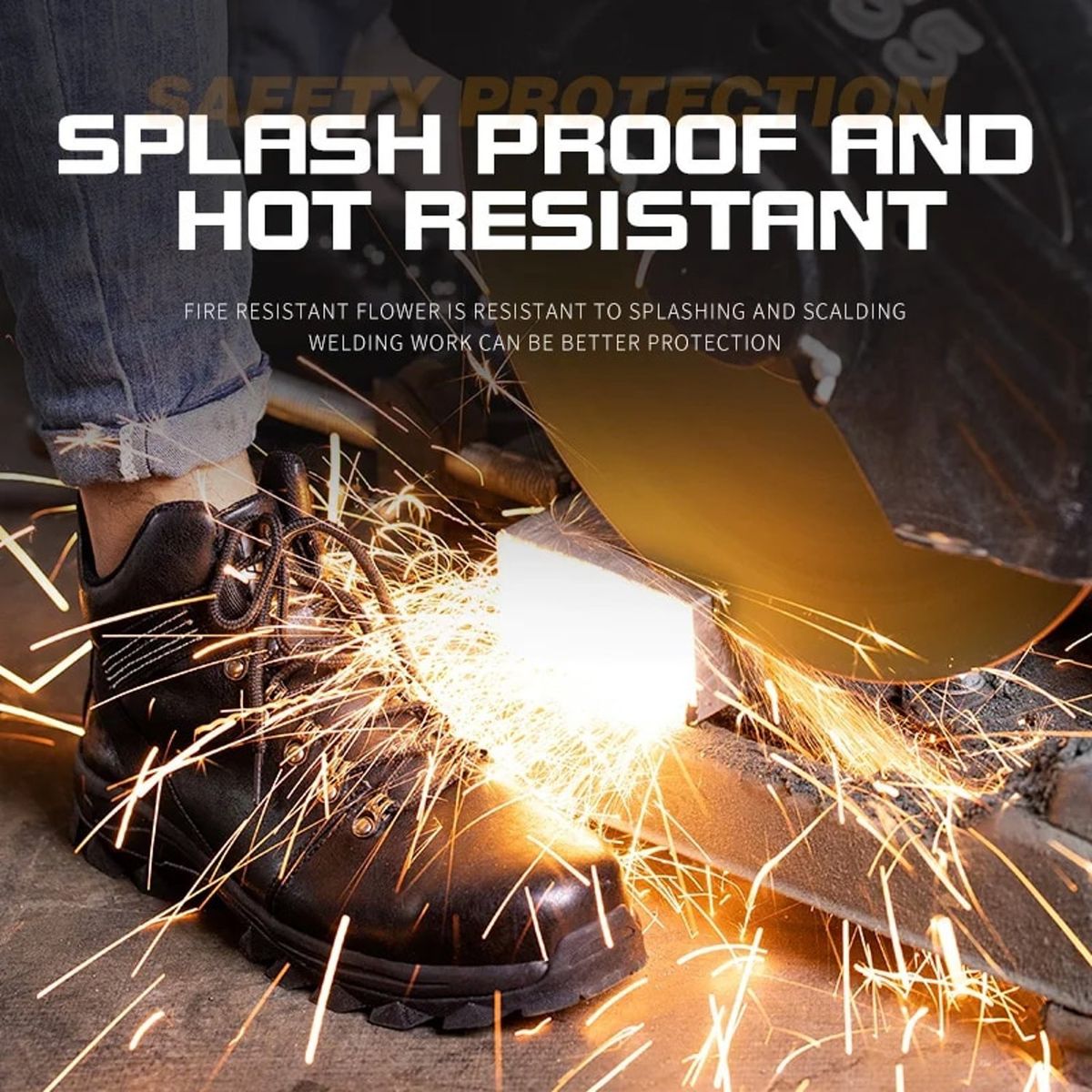 TIOZONEY - Botas de seguridad para hombre