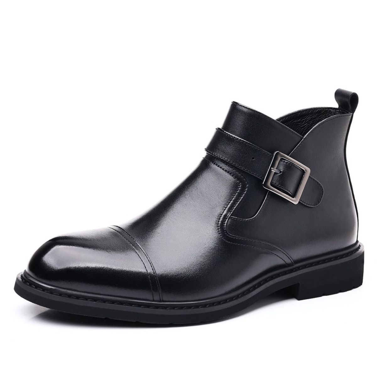 TIOZONEY - Botas cortas con taco pequeño