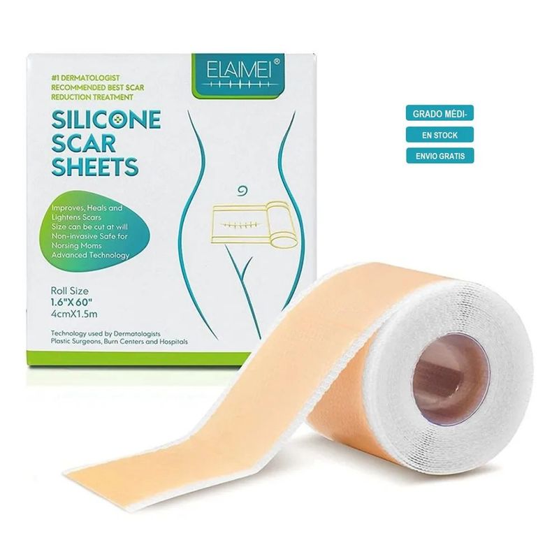 GENERICO - Elaimei Parche De Silicona Dermatológico Para Cicatrices