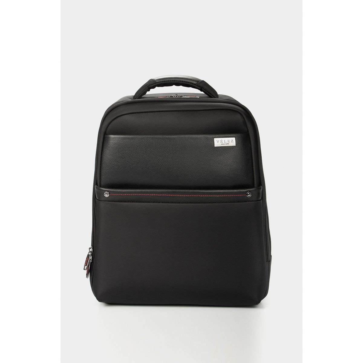 VELEZ - Vélez Mochila Premium Lona Monocromático Negro