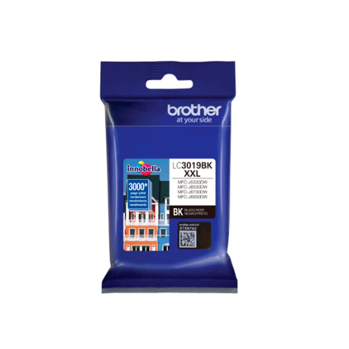 BROTHER - CARTUCHO BROTHER LC3019BK NEGRO, 3000 PAG, MFC-J5330DW P/N: LC3019BK