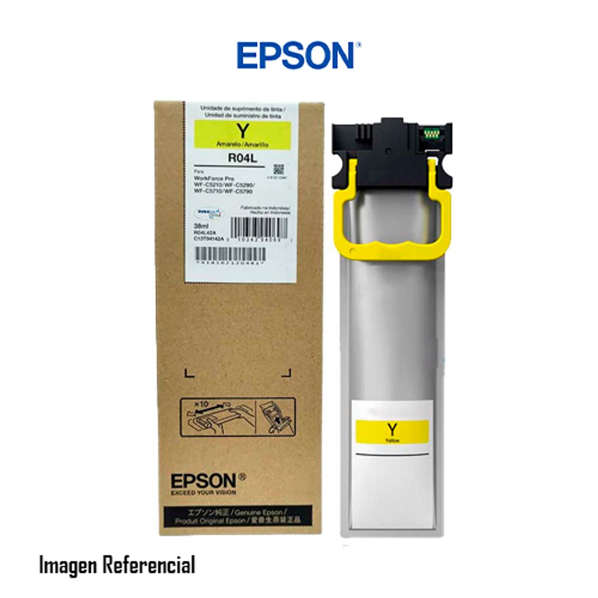 EPSON - TINTA EPSON T941420-AL AMARILLO, 5000 PAG, WF-C5290 P/N: T941420-AL