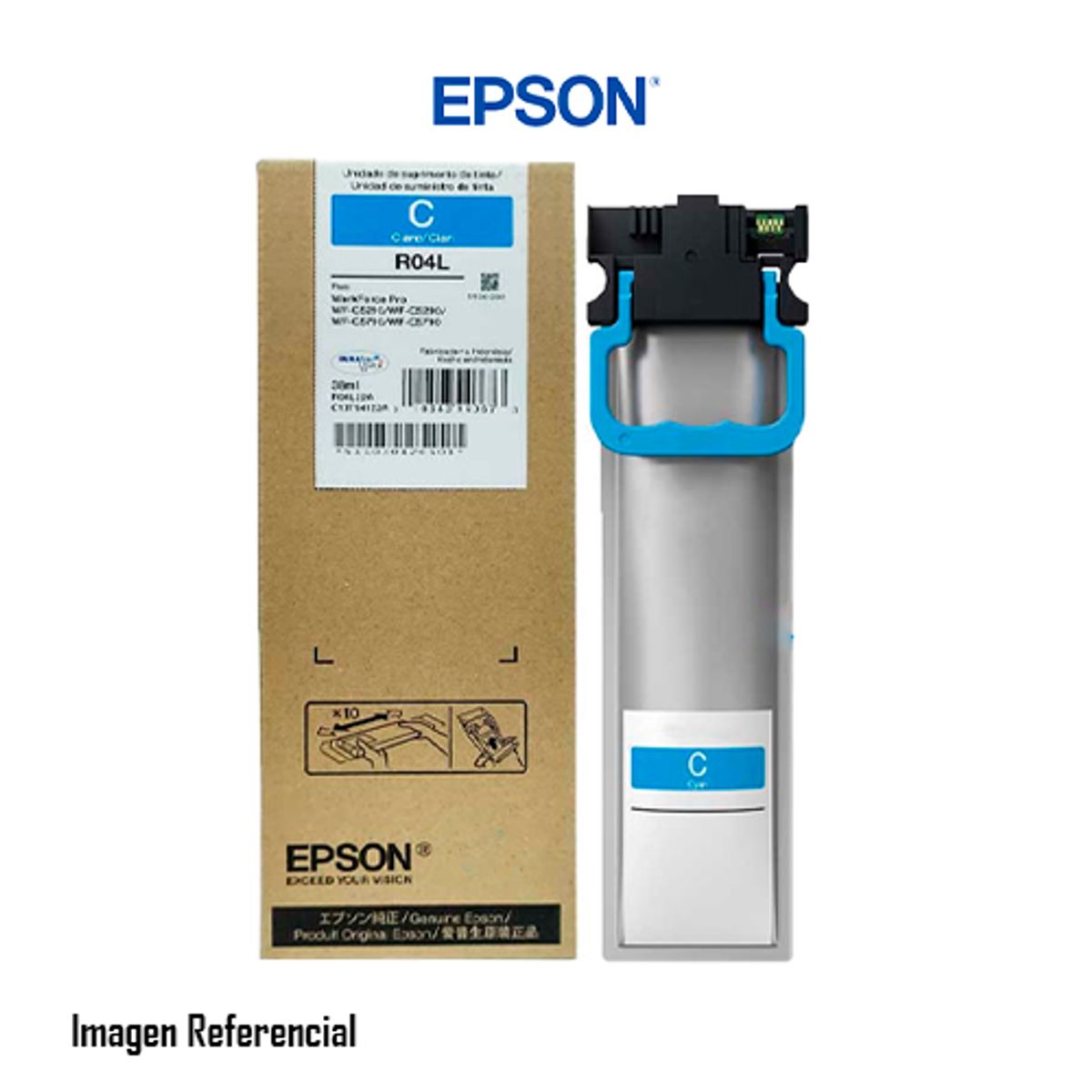 EPSON - TINTA EPSON T941220-AL CYAN, 5000 PAG, WF-C5290 P/N: T941220-AL