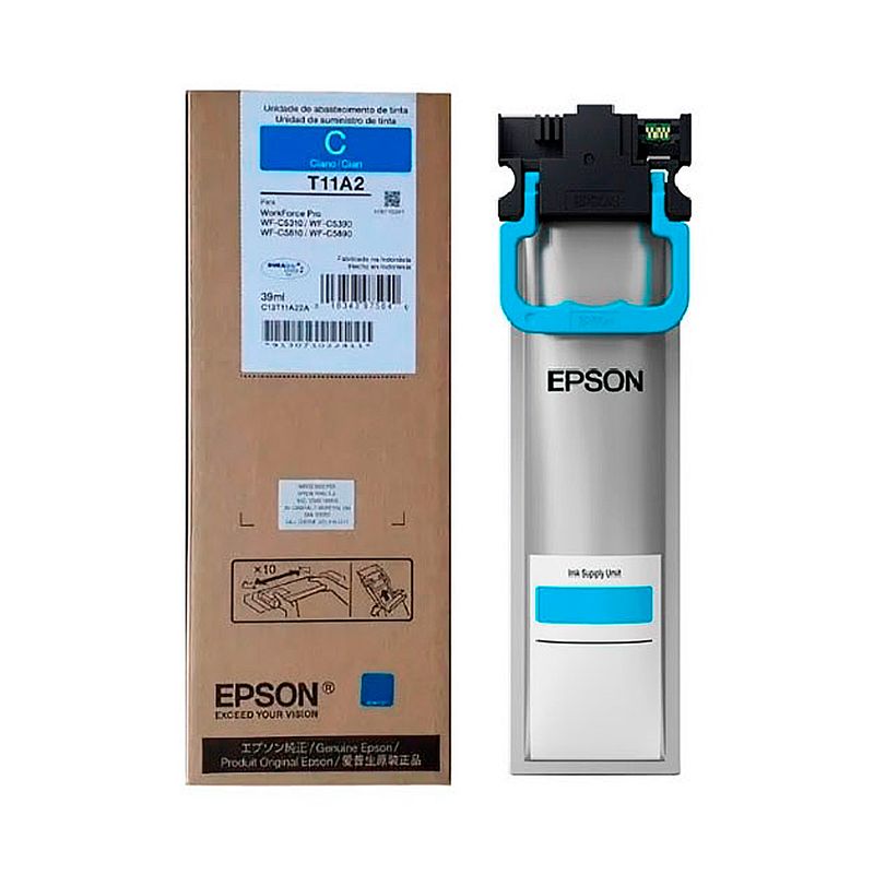 EPSON - TINTA EPSON T11A220-AL CYAN, 5000 PAG, WF-C5310 P/N: T11A220-AL