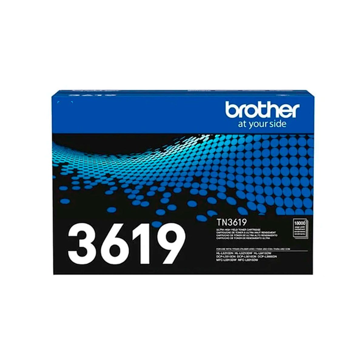 BROTHER - TONER BROTHER TN3619 NEGRO, 18000 PAG, DCP-L5510DN/5660DN P/N: TN3619