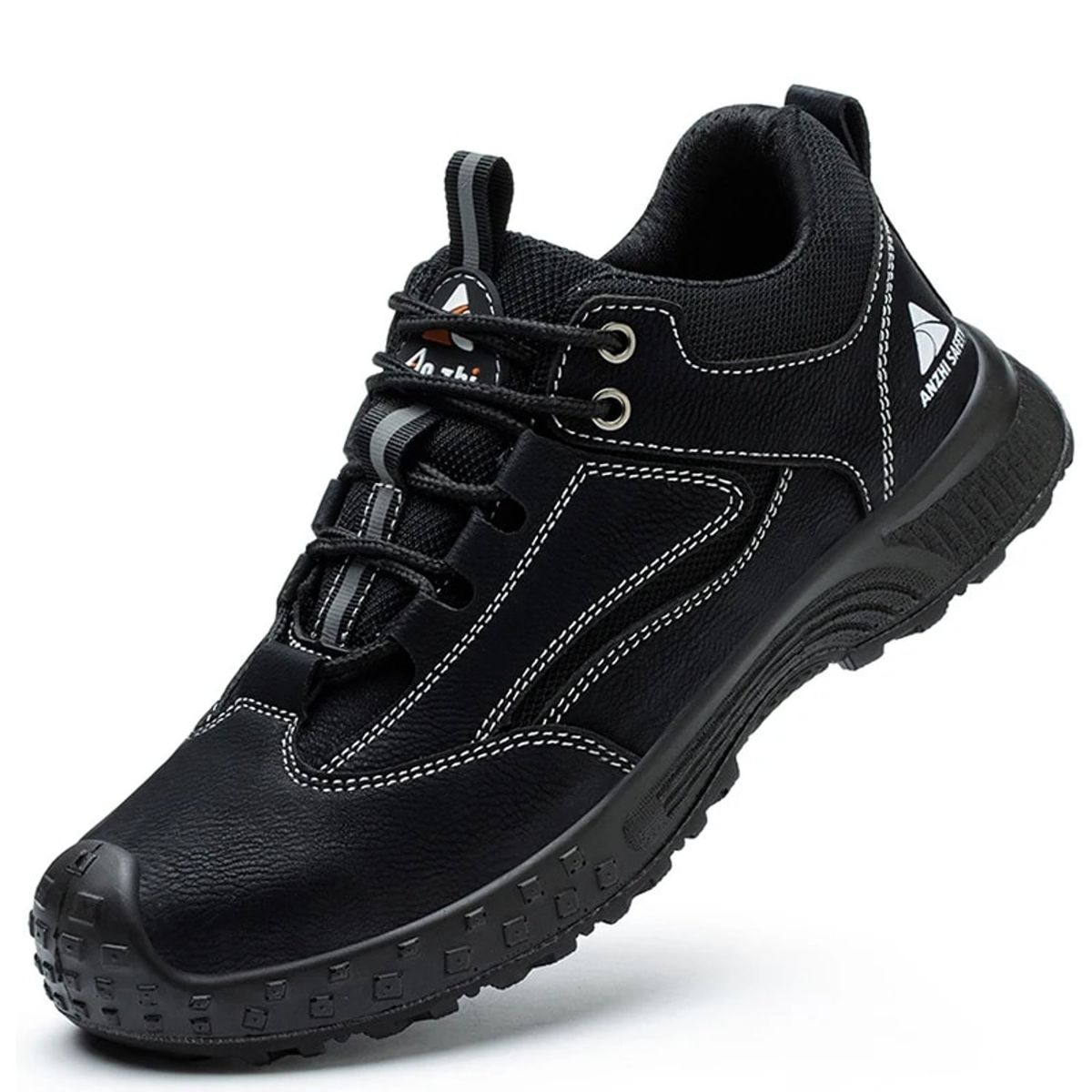 TIOZONEY - Zapatos de seguridad antigolpes para hombre