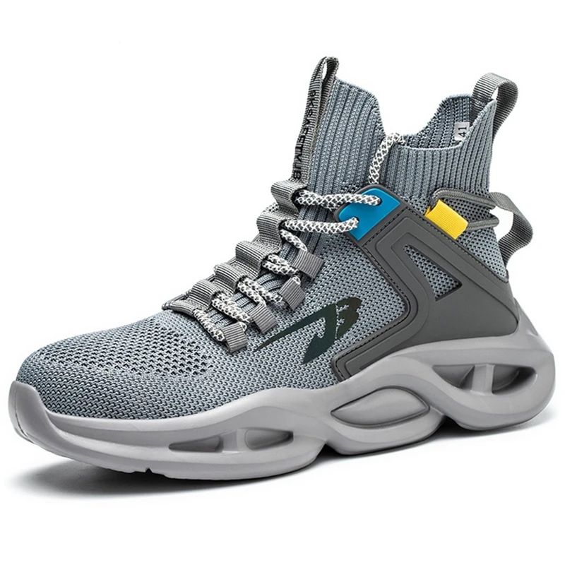 TIOZONEY - Zapatos de trabajo antiperforaciones para hombre