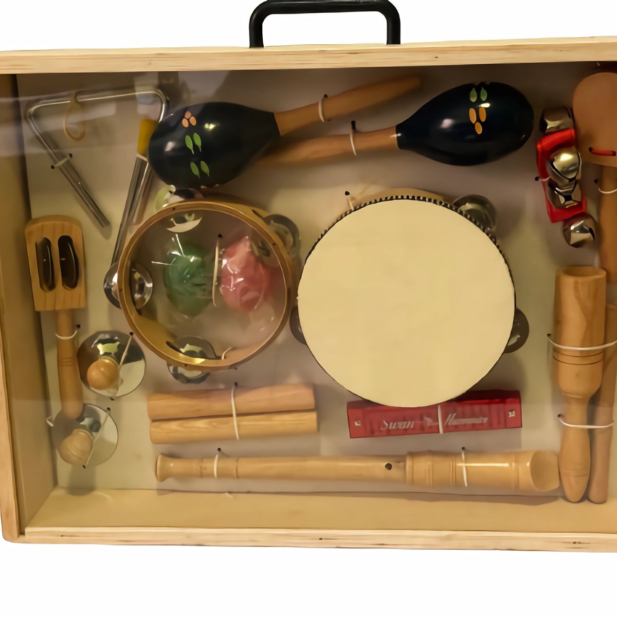 DELUXE - Set de instrumentos musicales de madera niños