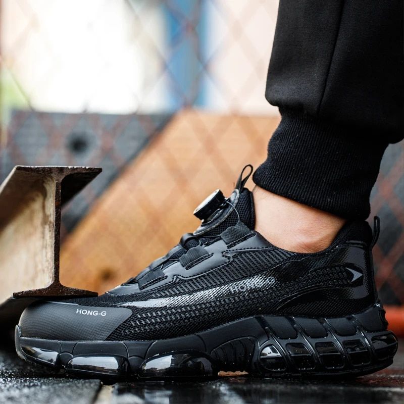 Zapatos de seguridad con botón giratorio TIOZONEY