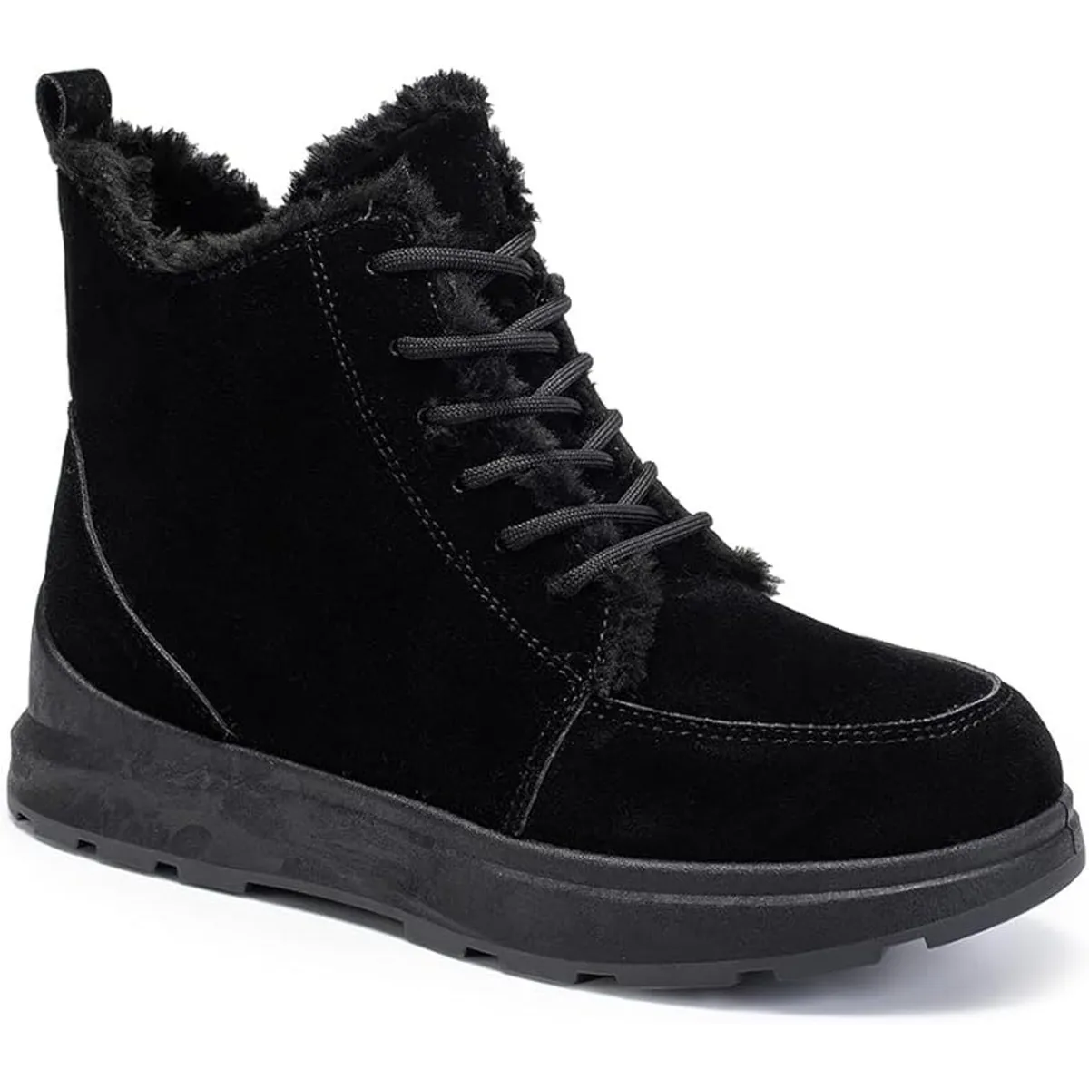 TIOZONEY - Botas para Mujer Invierno - Negro