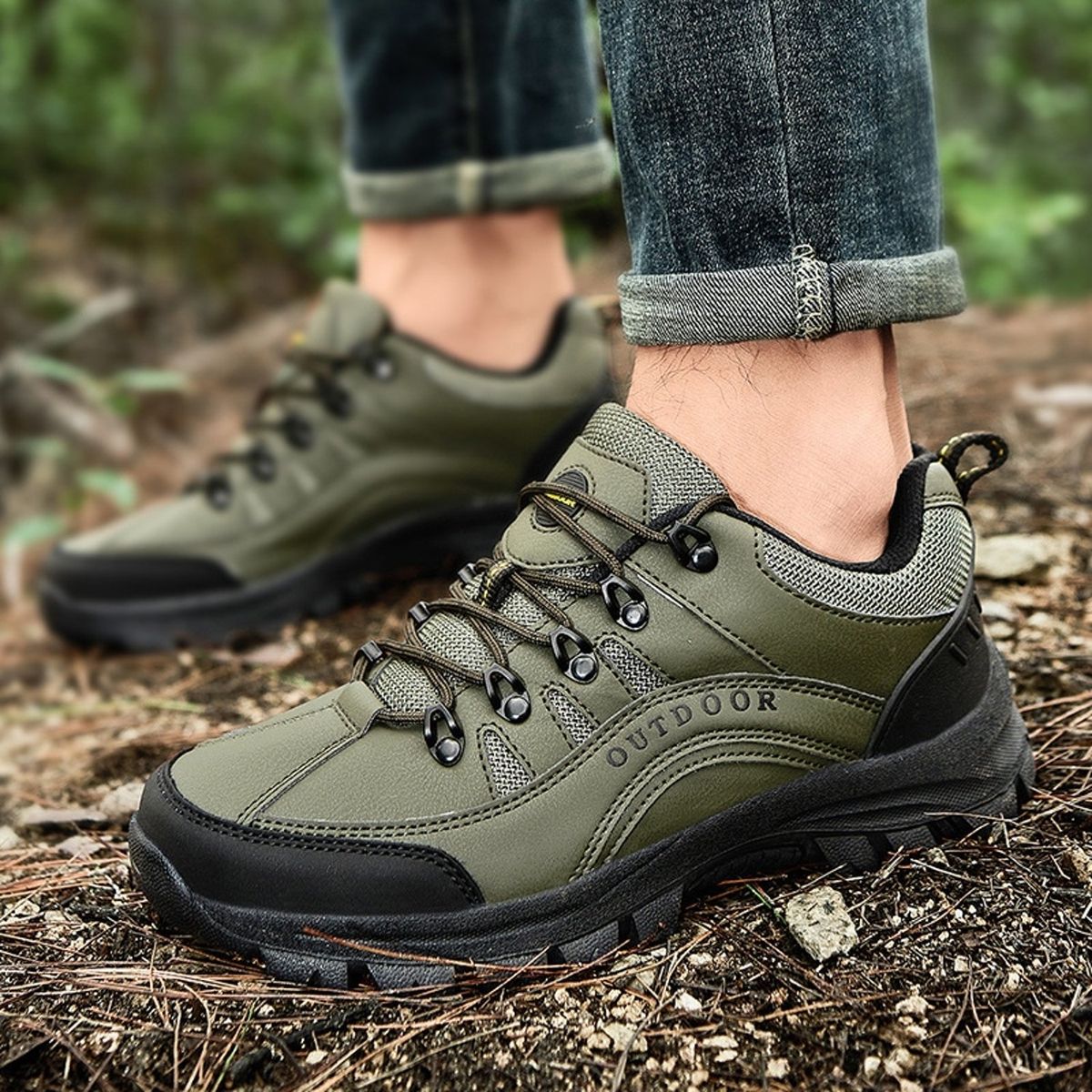TIOZONEY - Zapatillas de Hombre Deportivas Trekking