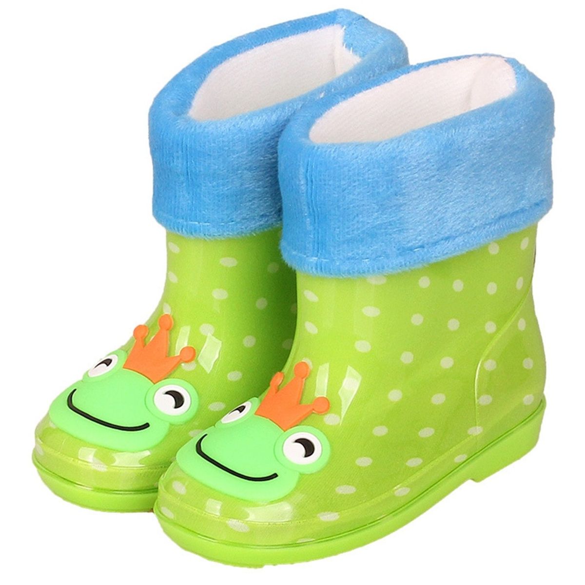 TIOZONEY - Botas de Lluvia Antideslizantes para Niños-Verde