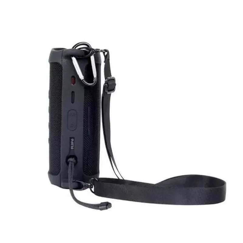 GENERICO - FUNDA CASE PROTECTOR SILICONA PARA JBL FLIP 6 COLOR NEGRO