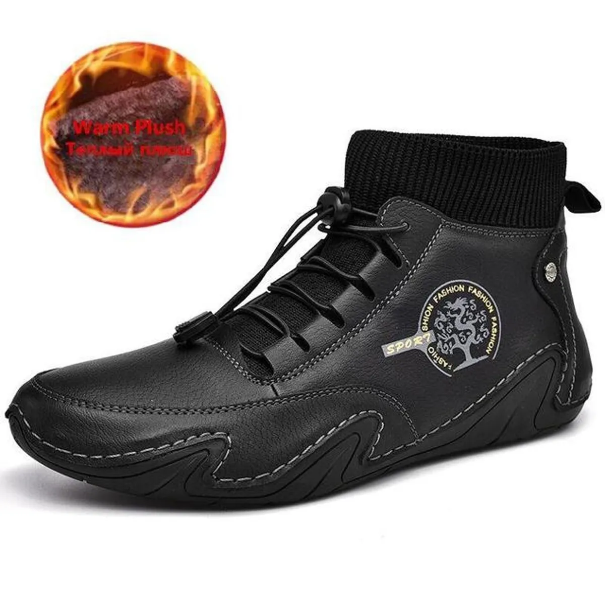 TIOZONEY - Botas para Hombre