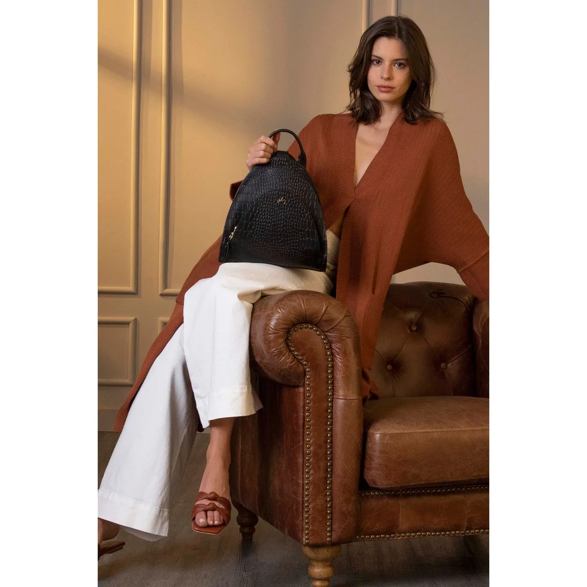 VELEZ - Vélez Morral Stefano De Cuero Grabado Negro