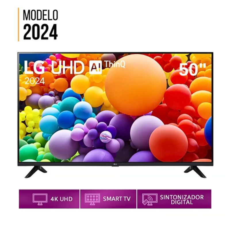 LG - TV LG 50 UHD 4K Smart ThinQ AI Smart 50UT7300PSA