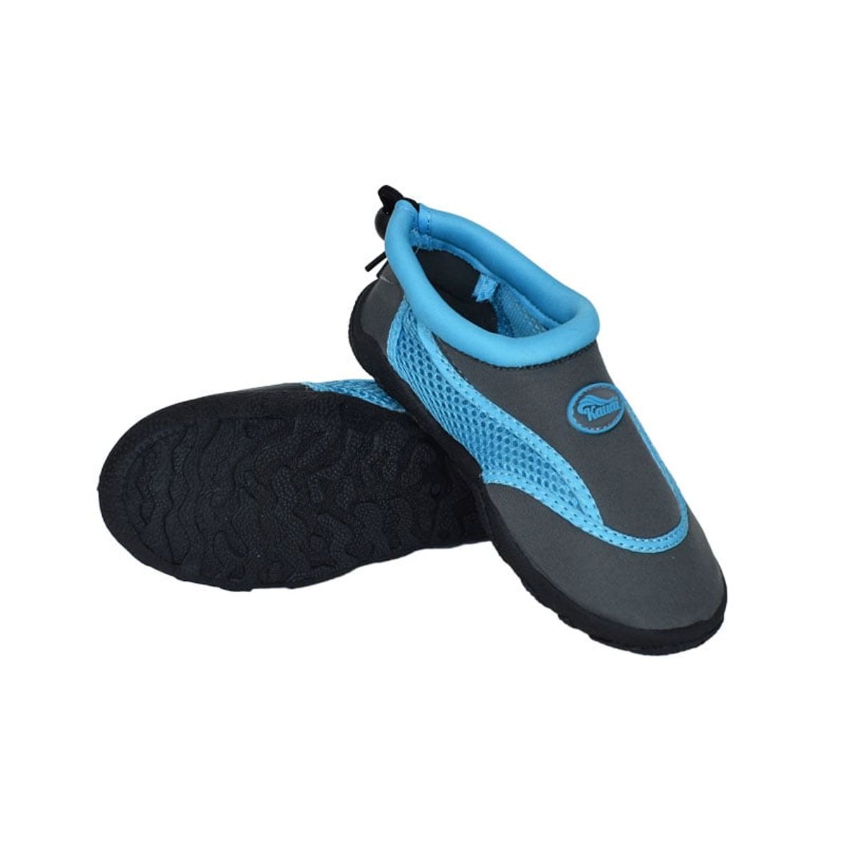GENERICO - AQUASHOES - ZAPATILLAS DE AGUA - PARACAS PLOMO TURQUESA - 27 A 35