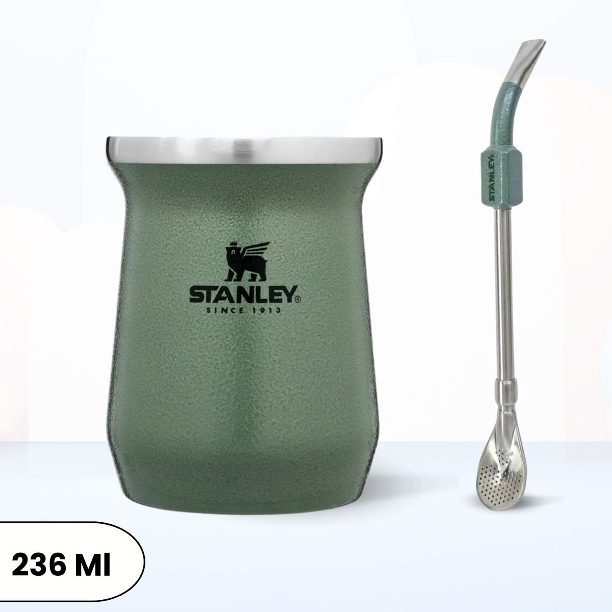 STANLEY - Combo de Matero y Bombilla Stanley Verde