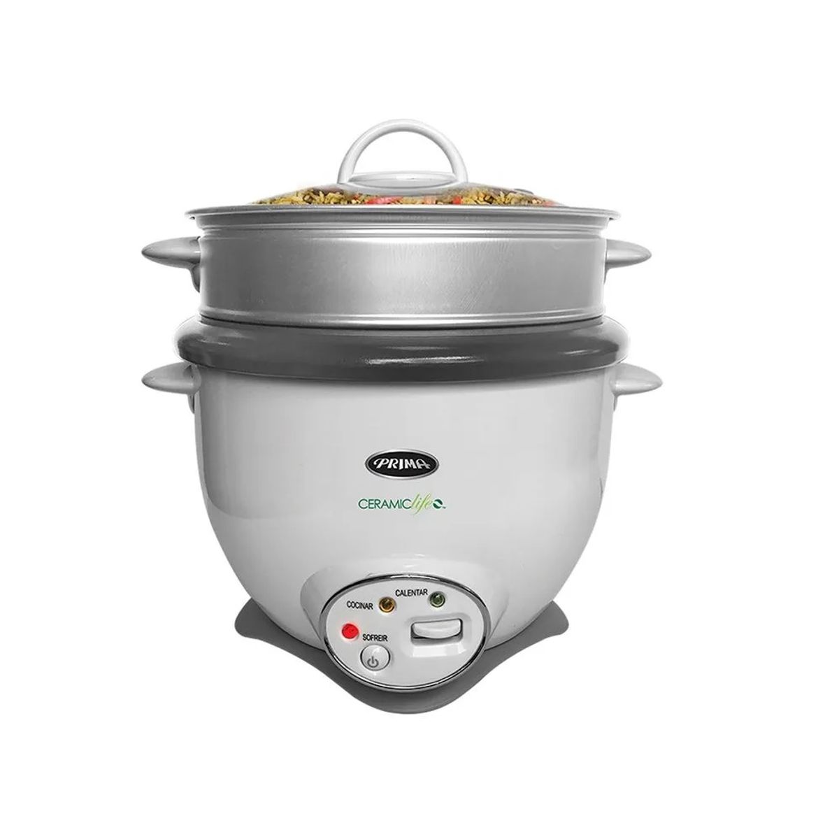 PRIMA - Olla Prima RC1022D-W Arrocera Multiusos 2.2 Litros Blanco