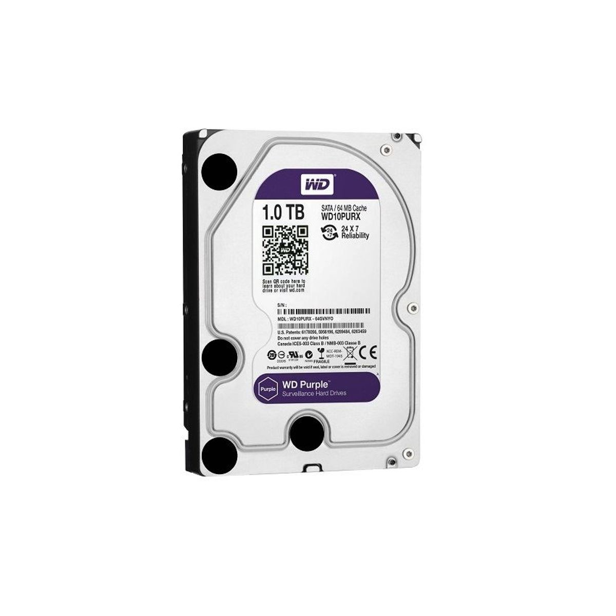 WESTERN DIGITAL - DISCO DURO 1TB WESTERN DIGITAL PURPURA