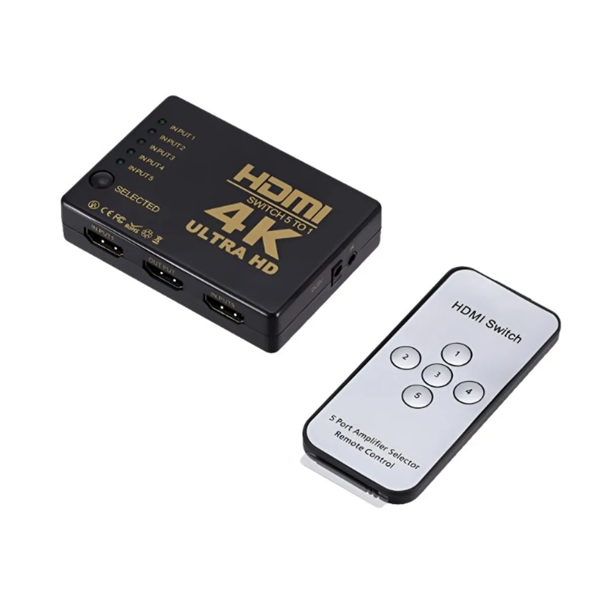 SEISA - HDMI SELECTOR SWITCHER 5 SALIDAS HDMI + CONTROL REMOTO