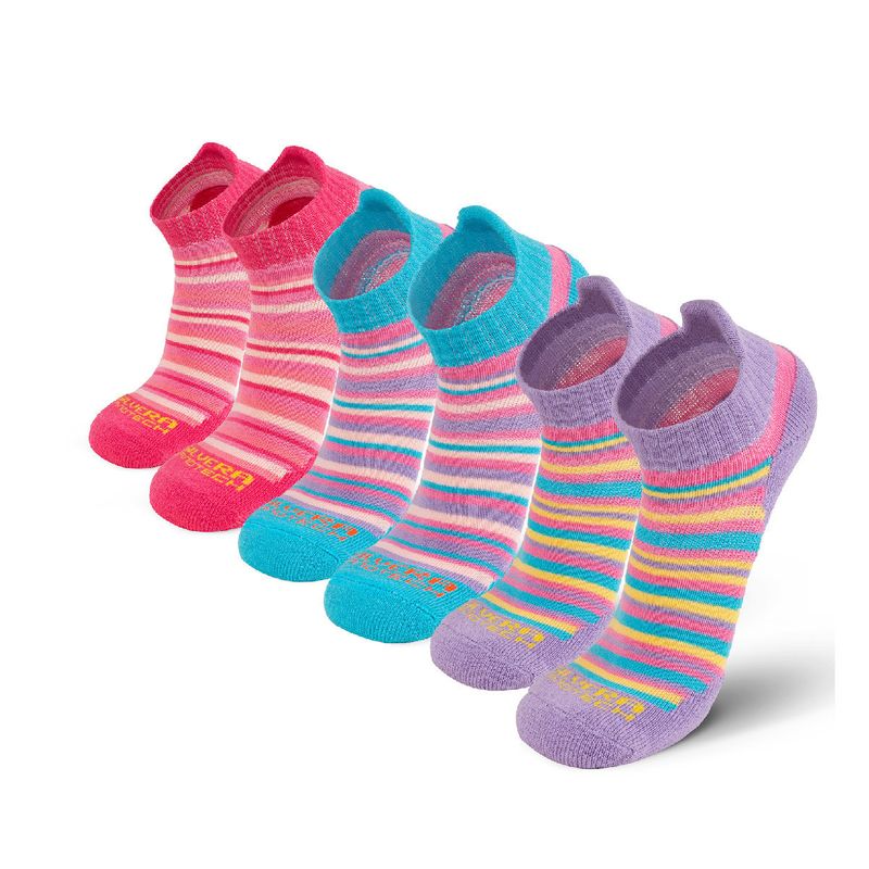 SILVERA NANOTECH - Medias de algodón para mujer running cycling gym tenis pádel 3-pack