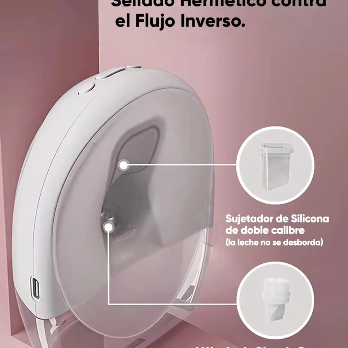 TECH CARE - Extractor de Leche Materno Manos libres Super Delgado