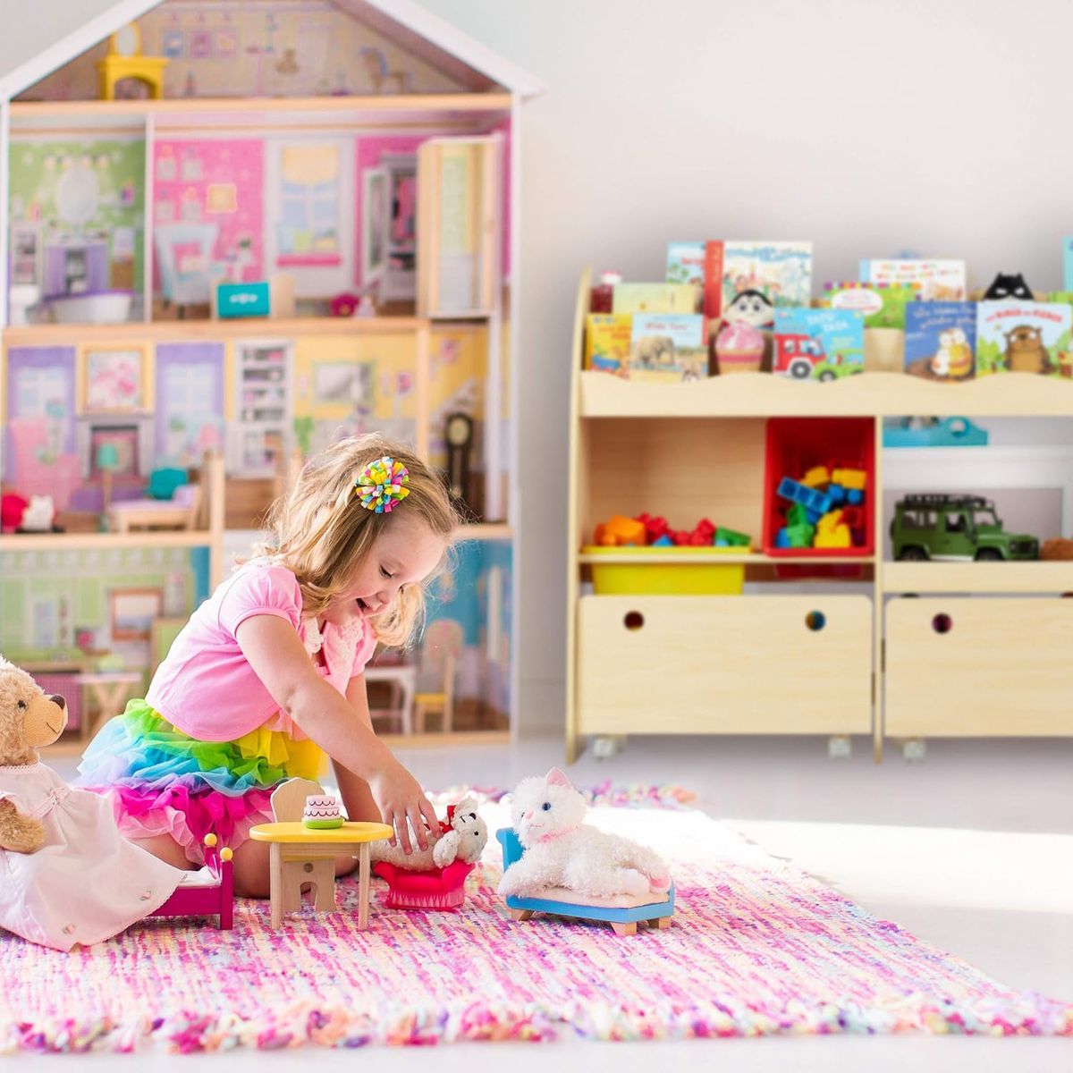 DIBA MUEBLES - Juguetero Infantil Multiusos con Rueda Sakamoto DIBA Muebles