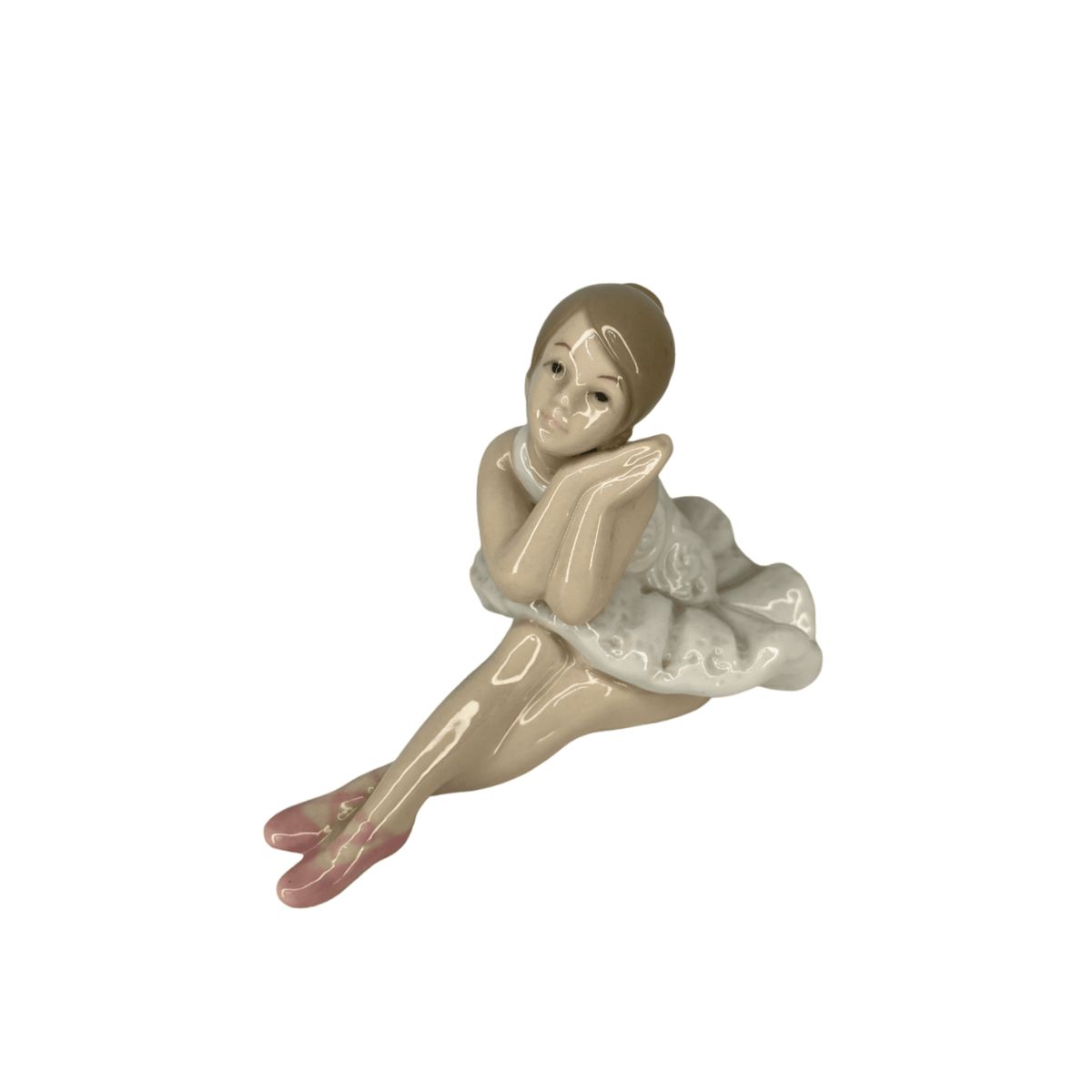 GENERICO - FIGURA BAILARINA BLANCO 8x4x11 cm (ZA19-939)