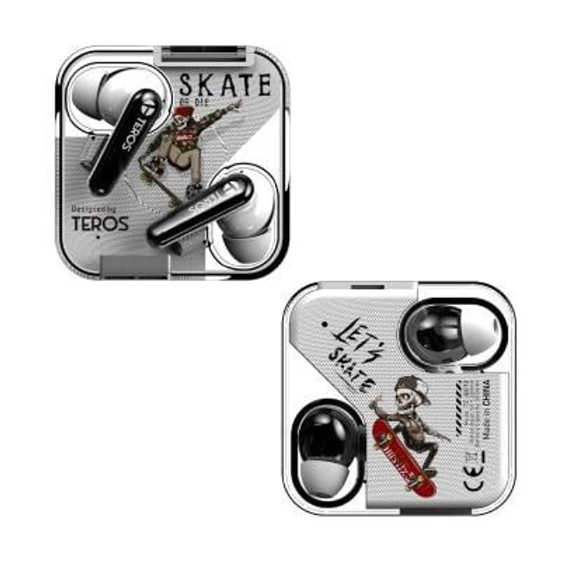 TEROS - Audífonos Teros TE-8072N Bluetooth TWS Blanco