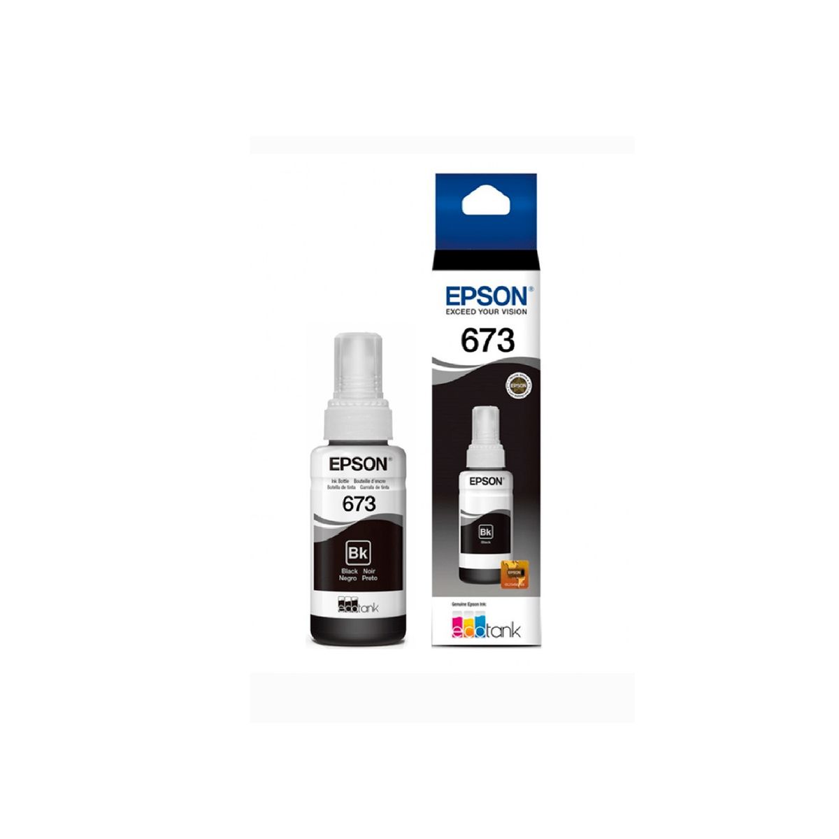 EPSON - TINTA EPSON T673120-AL NEGRO, 50000 PAG, SERIE L800 P/N: T673120-AL