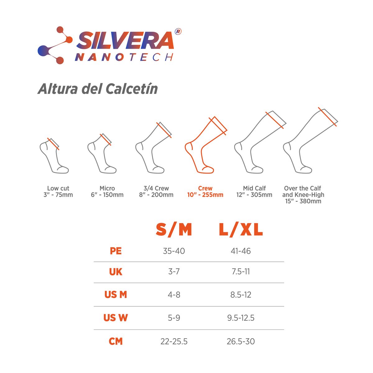 SILVERA NANOTECH - Medias escolares de algodón pima para niña niño azul marino