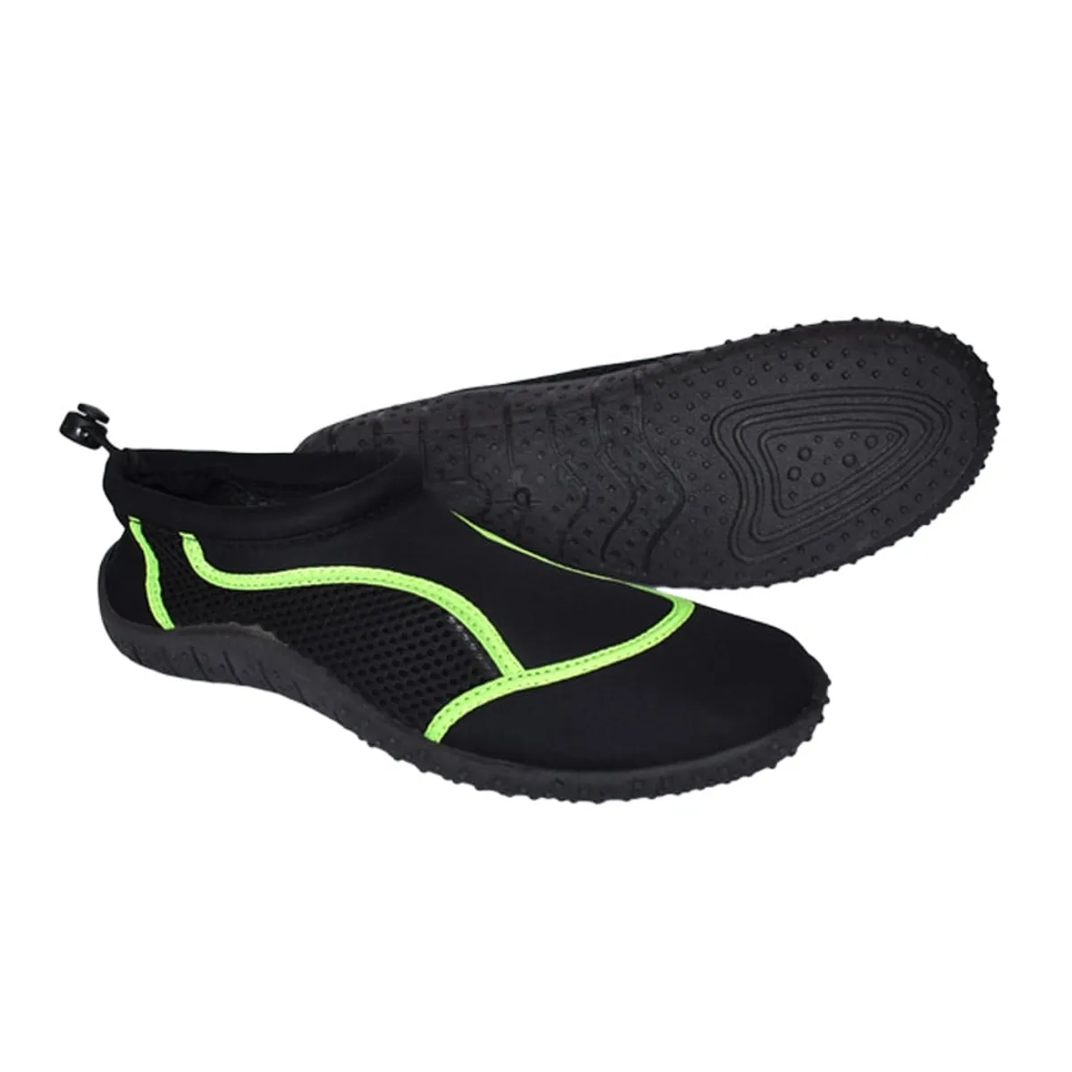 GENERICO - AQUASHOES - ZAPATILLAS DE AGUA PUNTA SAL NEGRO VERDE 39 AL 44