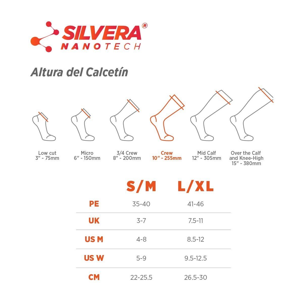SILVERA NANOTECH - Medias escolares para niña niño algodón peruano - Guinda