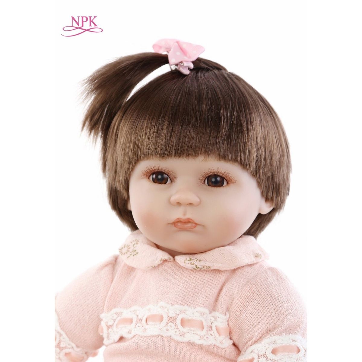 TIOZONEY - NPK 43cm silicona Super realista bebé Bonecas muñeca bebés Brinquedos