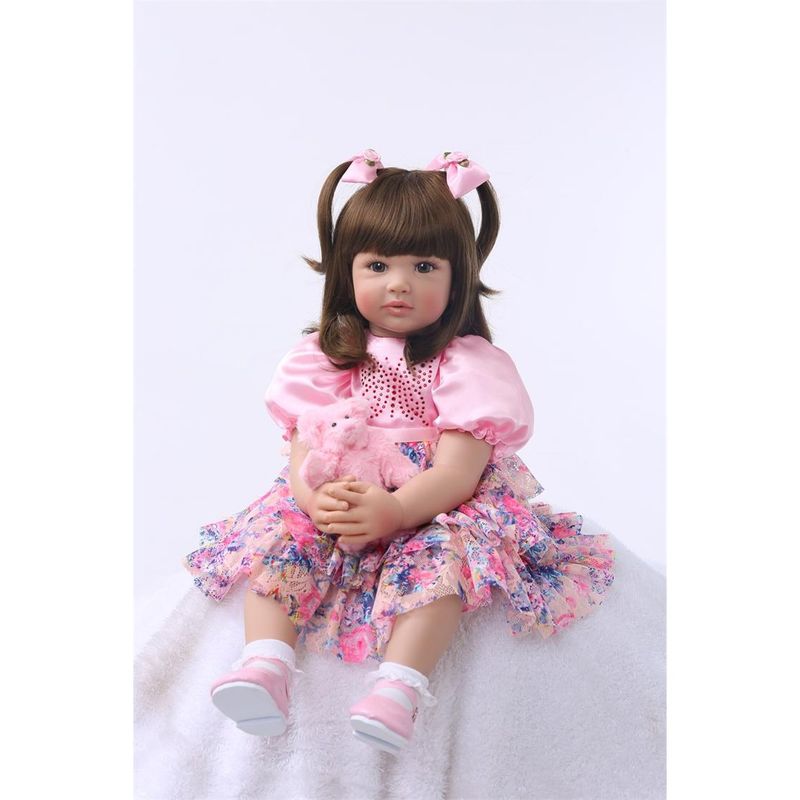 TIOZONEY - Muñeca bebe reborn vinilo de silicona juguetes