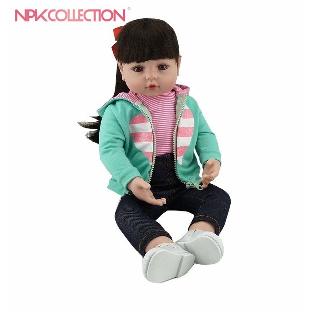 TIOZONEY - Npk suave hecha a mano 48cm silicona vinilo reborn baby Dolls Reborn m