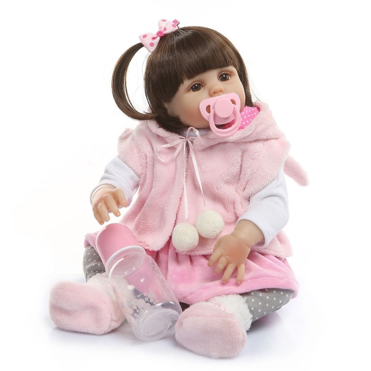 TIOZONEY - Muñeca bebe reborn vinilo de silicona juguetes