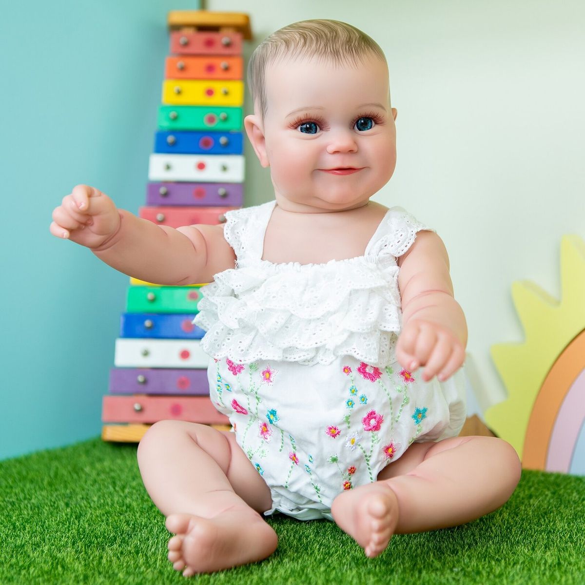 TIOZONEY - NPK-Muñeca Reborn de silicona de cuerpo completo para niños