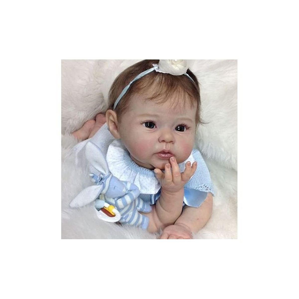 TIOZONEY - Muñeca bebe reborn vinilo de silicona juguetes para 50cm