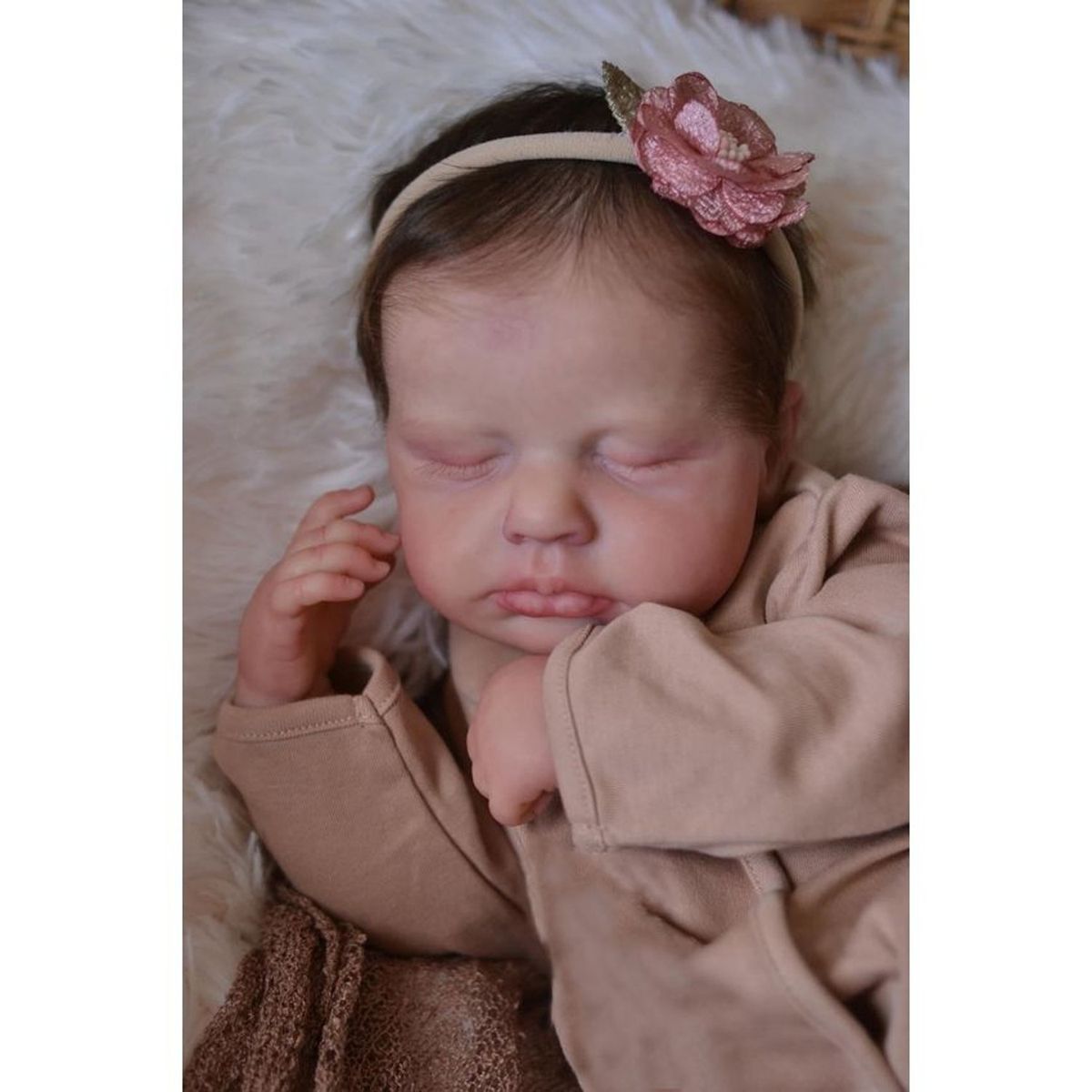 TIOZONEY - Muñeca bebe reborn vinilo de silicona juguetes para 49cm