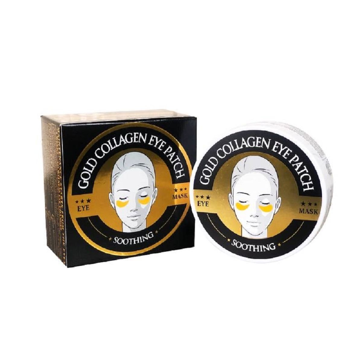 WOKALI - MASCARILLAS PARA OJOS COLÁGENO DORADO X 60 UNID WOKALI