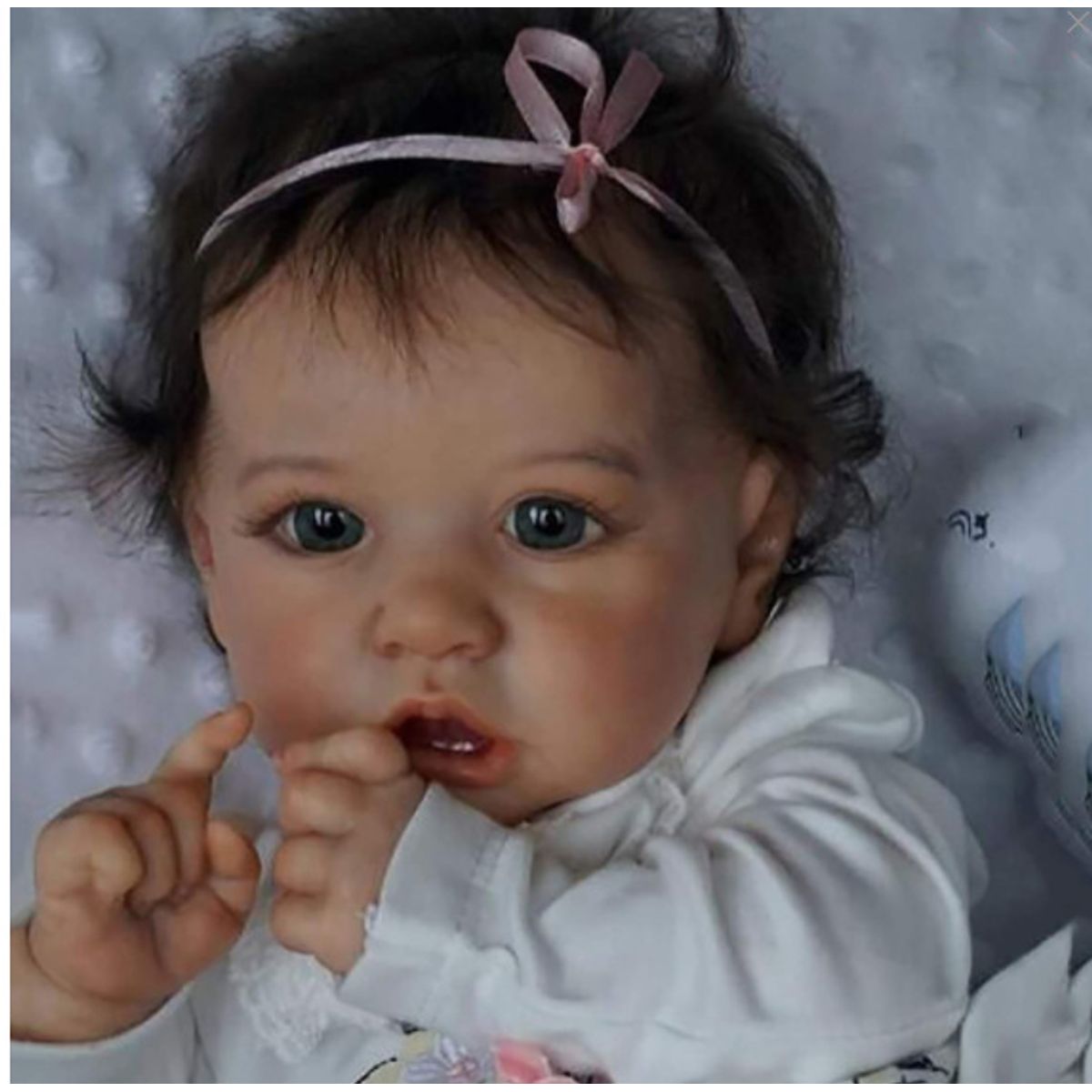 TIOZONEY - Muñeca bebe reborn vinilo de silicona juguetes para 48cm