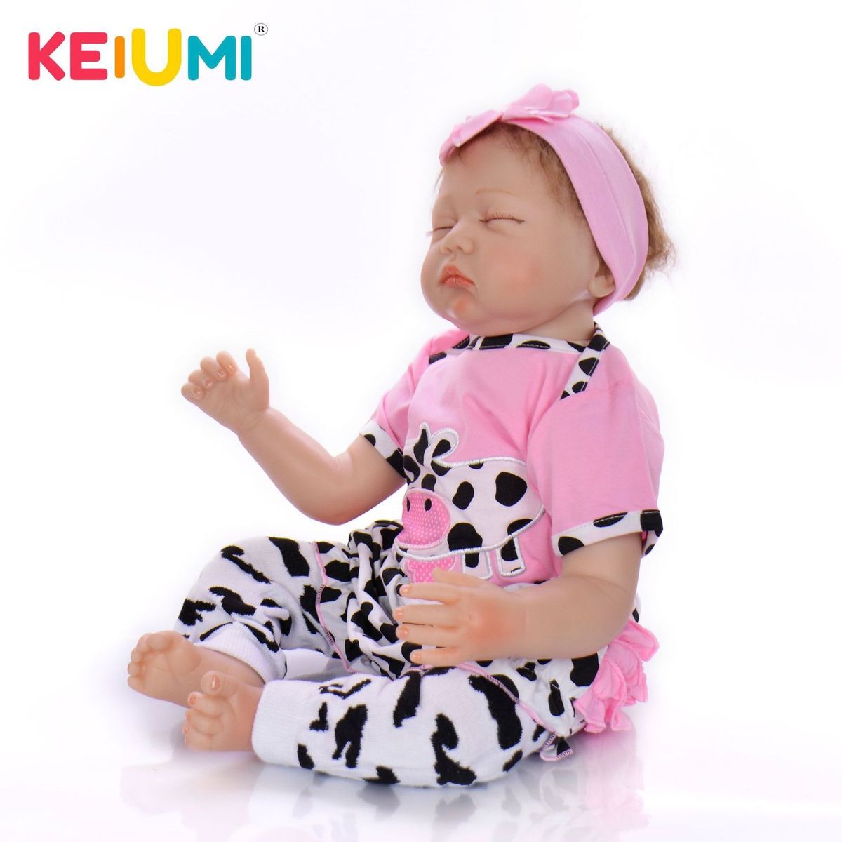 TIOZONEY - Muñeca bebe reborn vinilo de silicona juguetes para 55cm