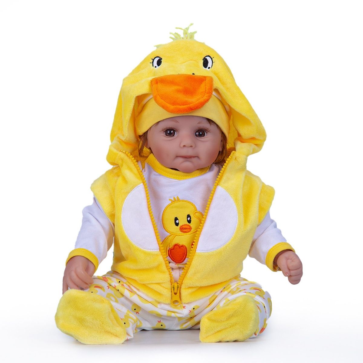 TIOZONEY - Muñeca bebe reborn vinilo de silicona juguetes para 55cm